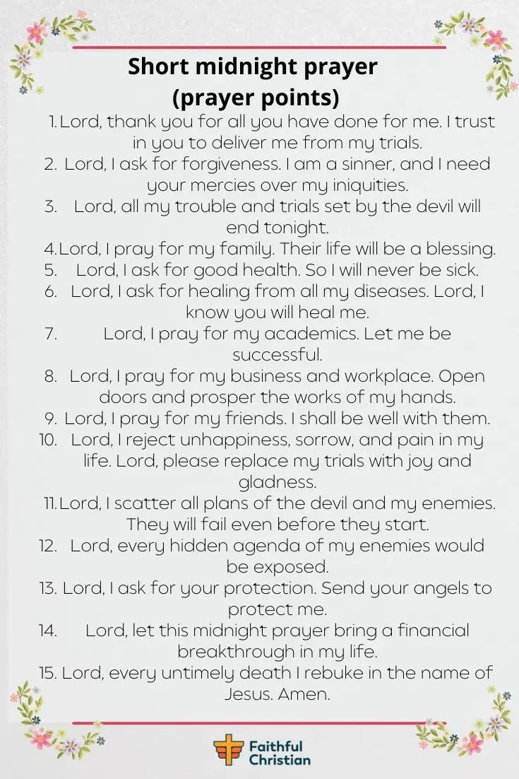 Powerful Prayer Points With Bible Verse: Guidance & Strength
